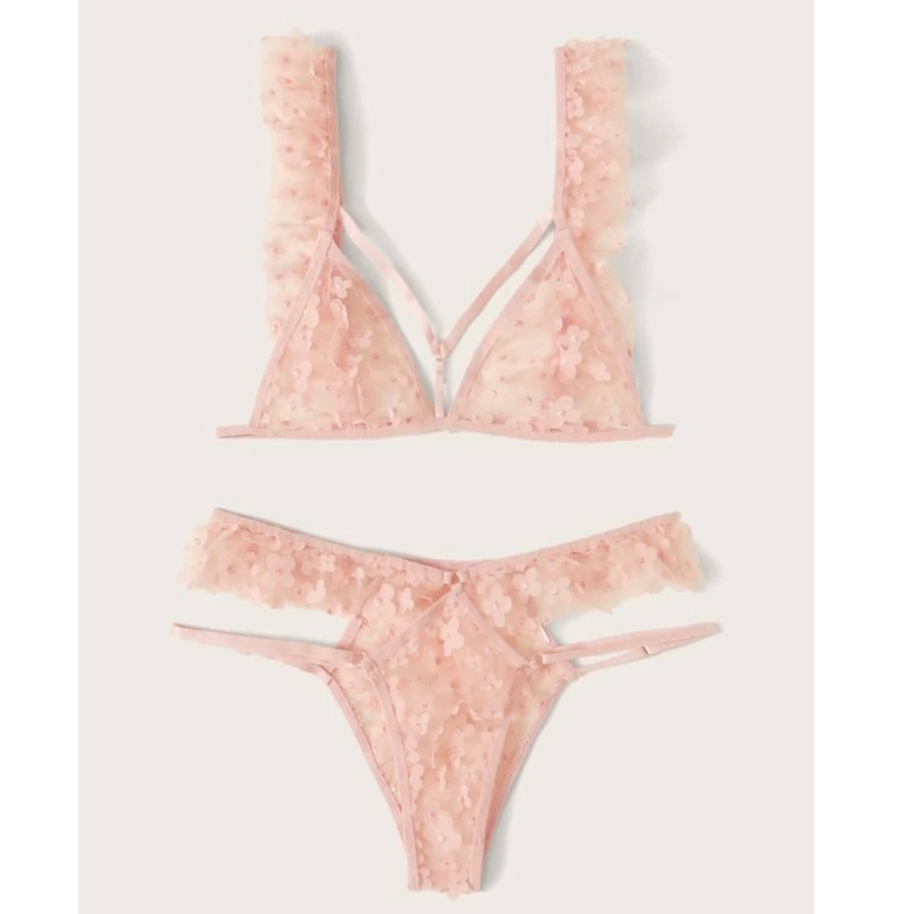 Floral lingerie